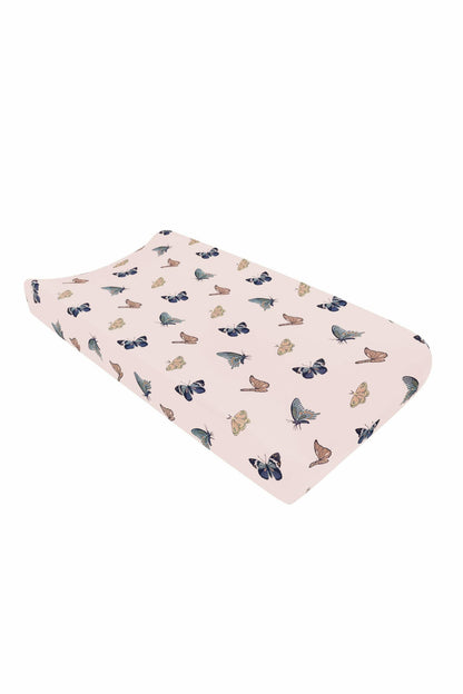 Change Pad Cover in Blush Butterfly | Kyte Baby