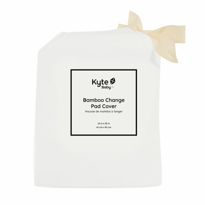 Bamboo Change Pad Cover in Cloud | Kyte Baby