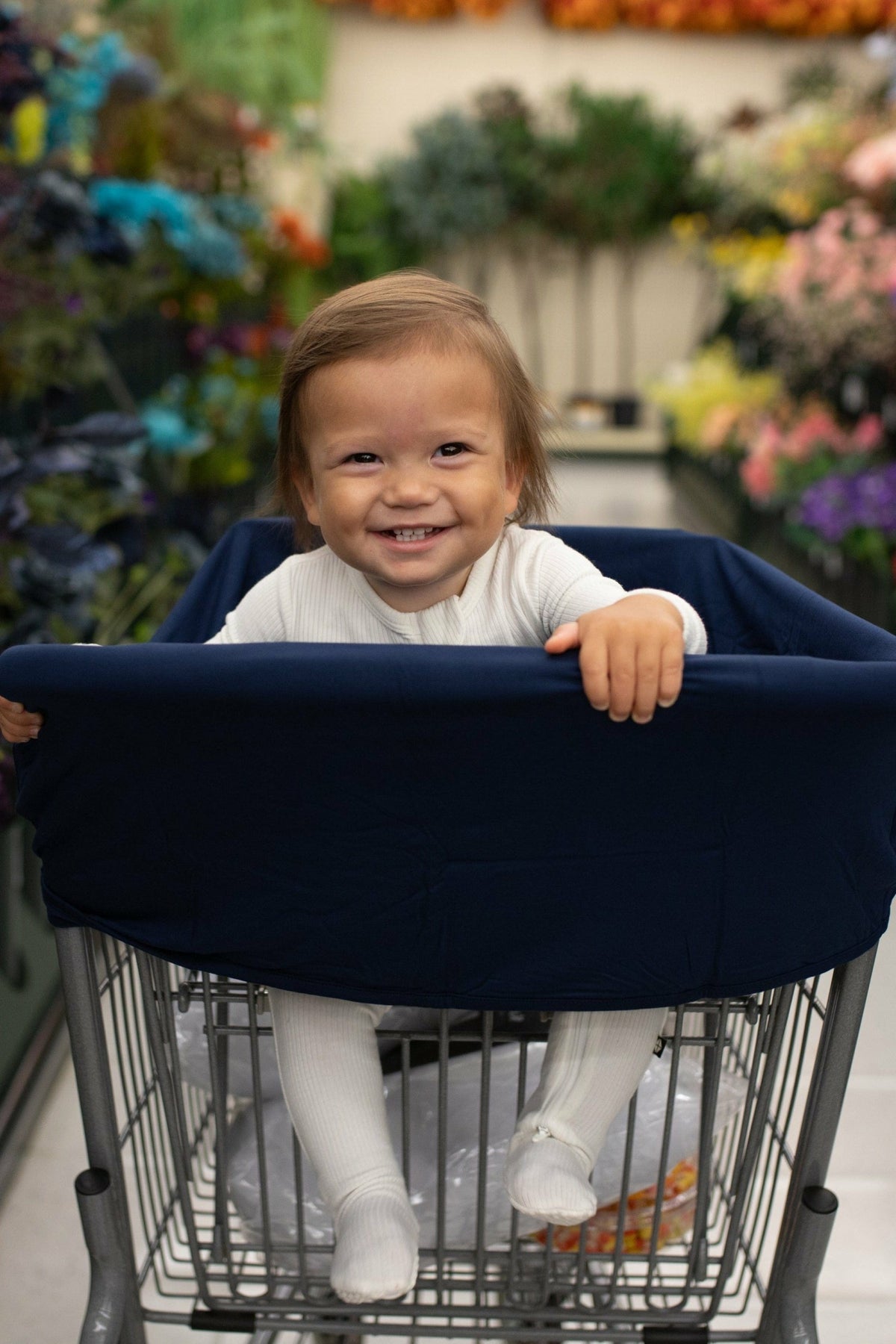 Car Seat Cover in Navy | Kyte Baby