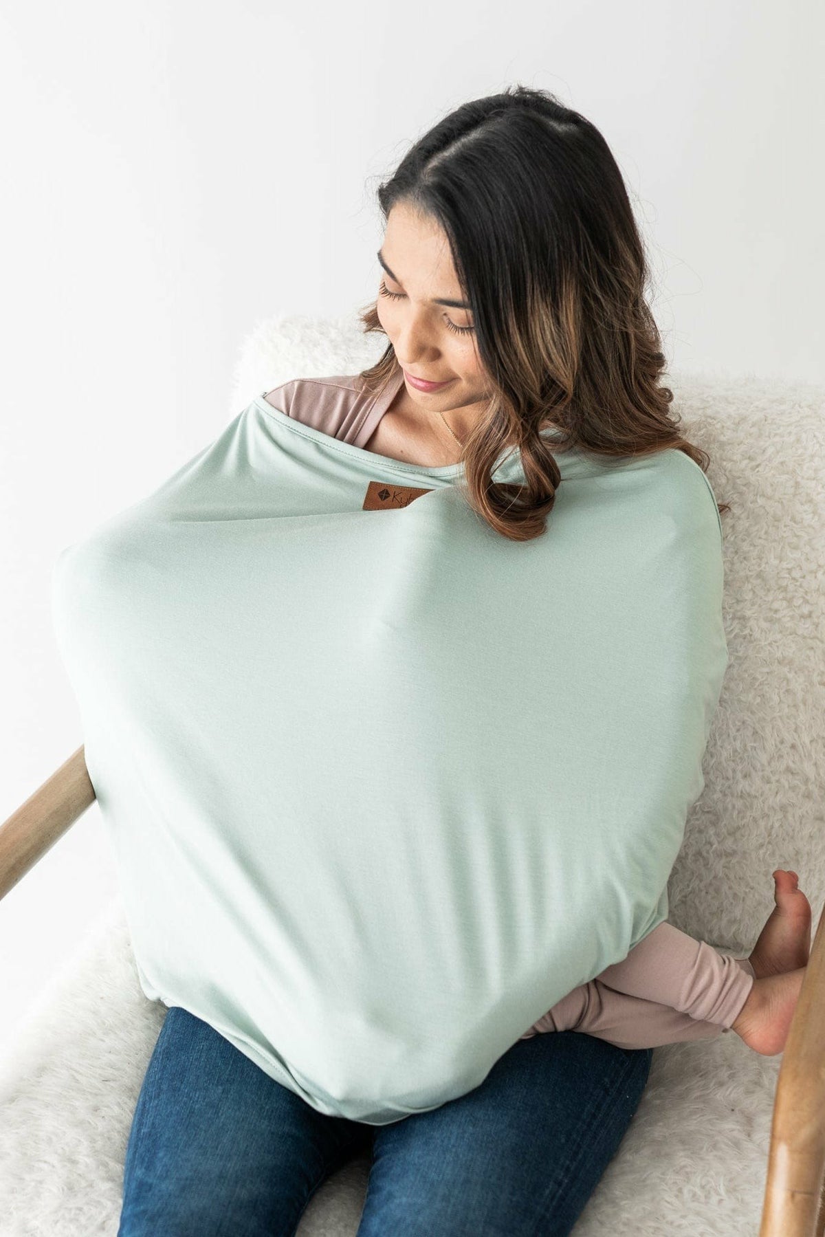 Car Seat Cover in Sage | Kyte Baby
