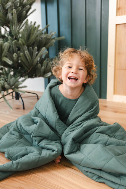 Youth Blanket in Pine 2.5 | Kyte Baby