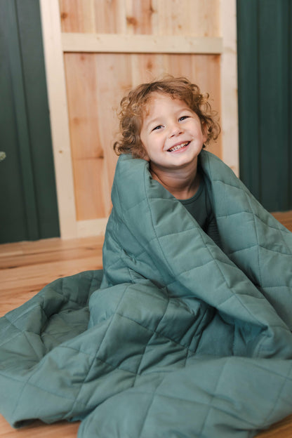Youth Blanket in Pine 2.5 | Kyte Baby