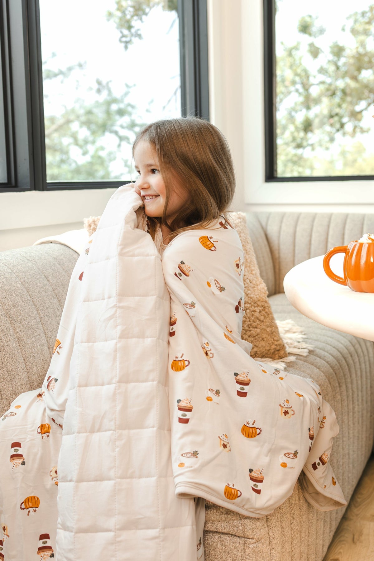 Youth Blanket in Pumpkin Spice Latte 2.5 | Kyte Baby