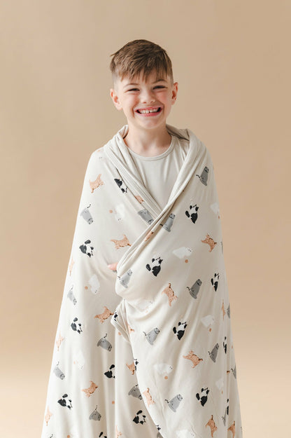 Youth Blanket in Fluffy Cat 1.0 | Kyte Baby