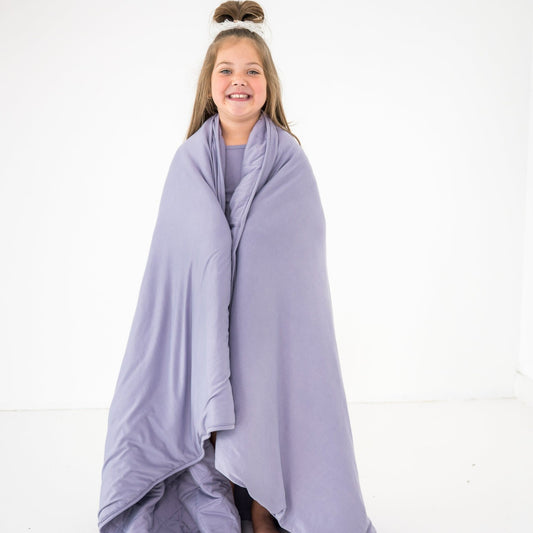 Youth Blanket in Taro 2.5 | Kyte Baby