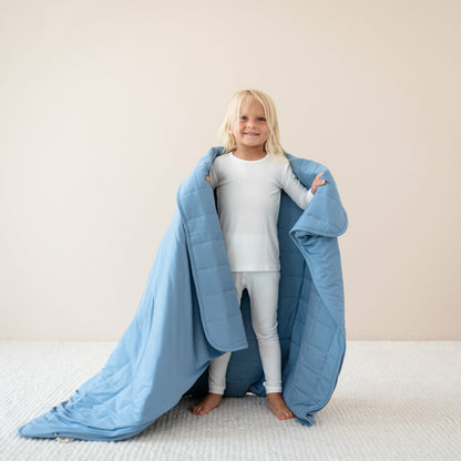 Youth Blanket in Slate 2.5 | Kyte Baby