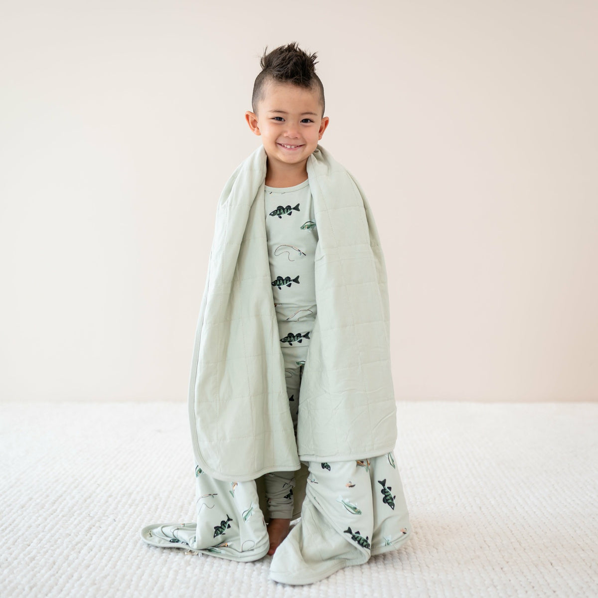 Youth Blanket in Fishing 2.5 | Kyte Baby