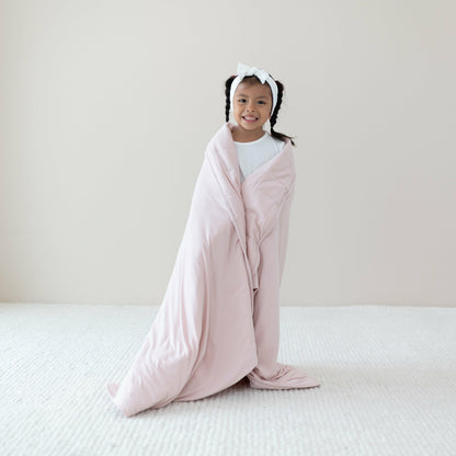 Youth Blanket in Blush 2.5 | Kyte Baby