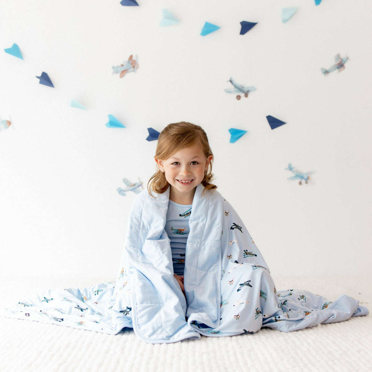 Youth Blanket in Take Off 1.0 | Kyte Baby