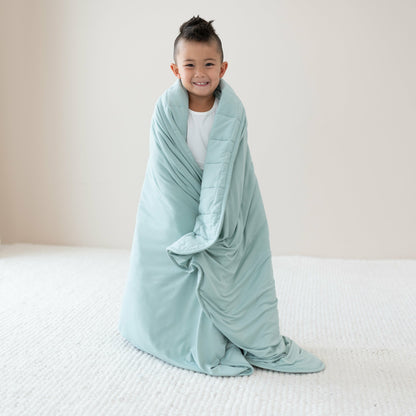 Youth Blanket in Sage 2.5 | Kyte Baby