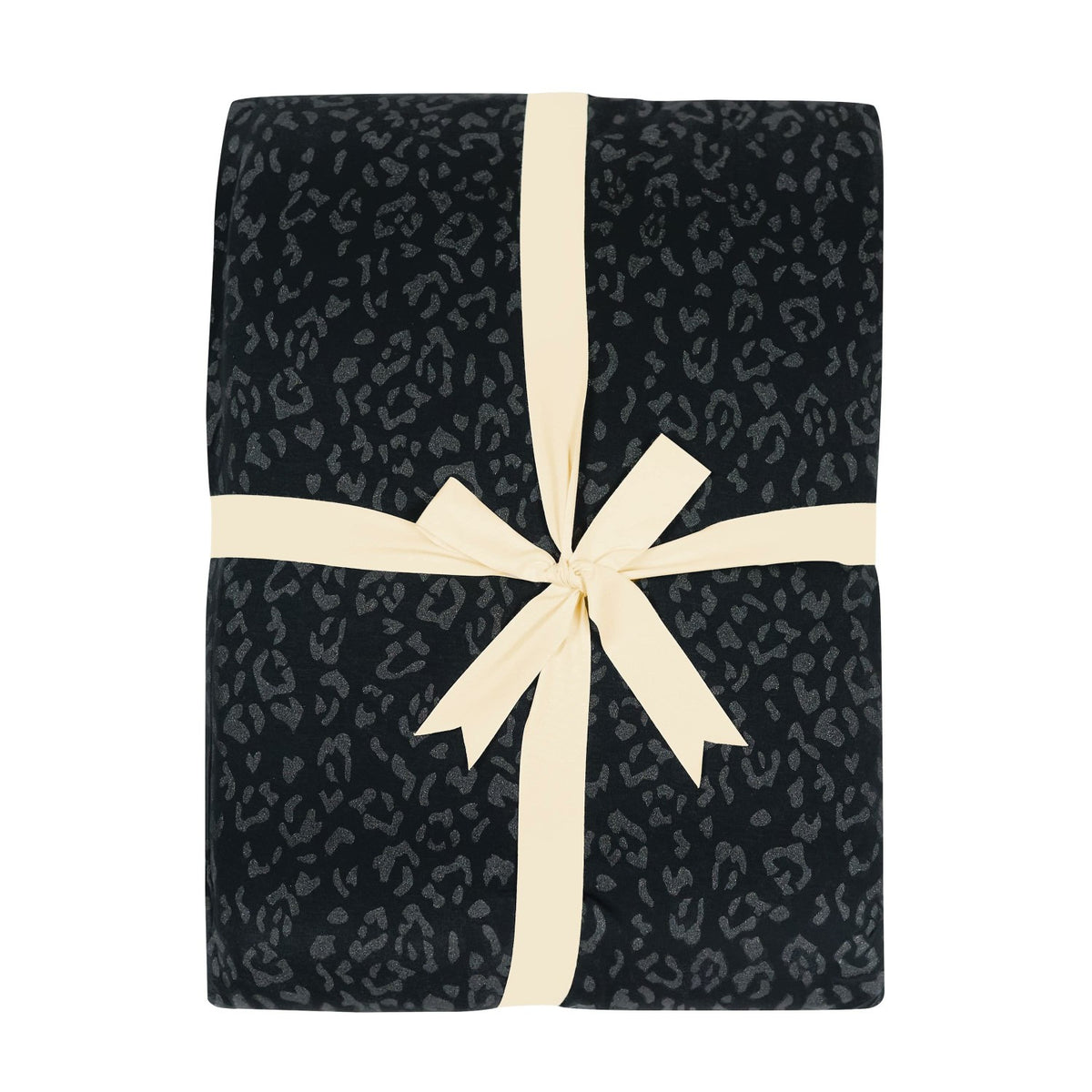 Adult Quilted Blanket in Midnight Leopard 2.5 | Kyte Baby