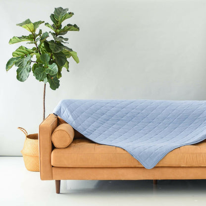 Adult Quilted Blanket in Slate | Kyte Baby