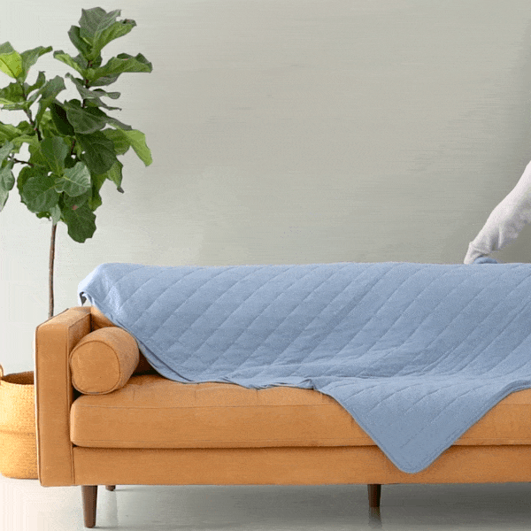 Adult Quilted Blanket in Slate | Kyte Baby