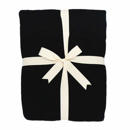Bamboo Adult Quilted Blanket in Midnight 1.0 TOG | Kyte Baby