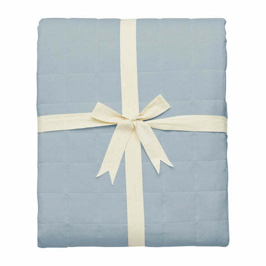 Adult Quilted Blanket in Fog 1.0 | Kyte Baby