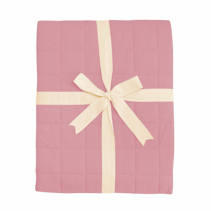 Adult Quilted Blanket in Apple Blossom 2.5 | Kyte Baby