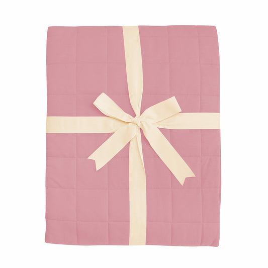 Adult Quilted Blanket in Apple Blossom 2.5 | Kyte Baby
