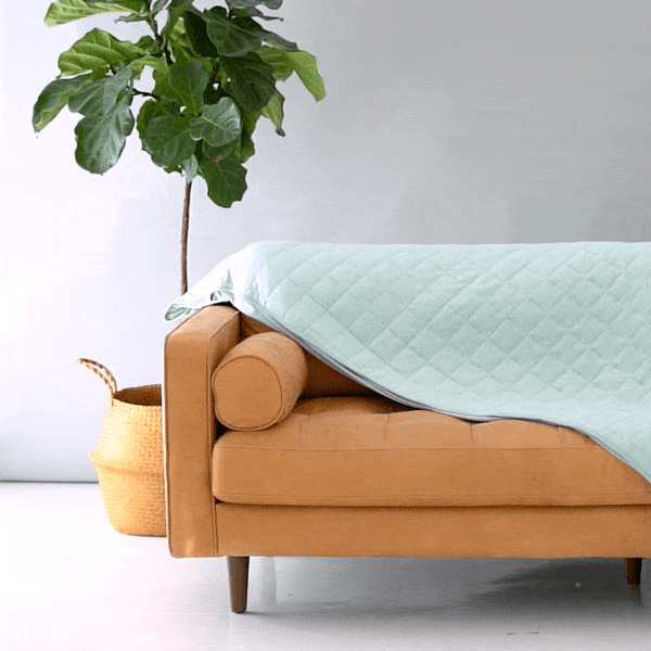 Adult Quilted Bamboo Blanket in Sage 2.5 | Kyte Baby