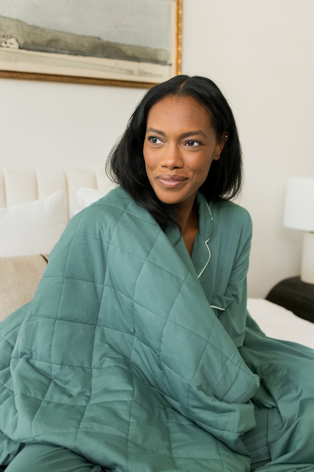 Adult Quilted Blanket in Pine 2.5 | Kyte Baby