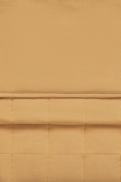 Adult Quilted Blanket in Ochre 2.5 | Kyte Baby