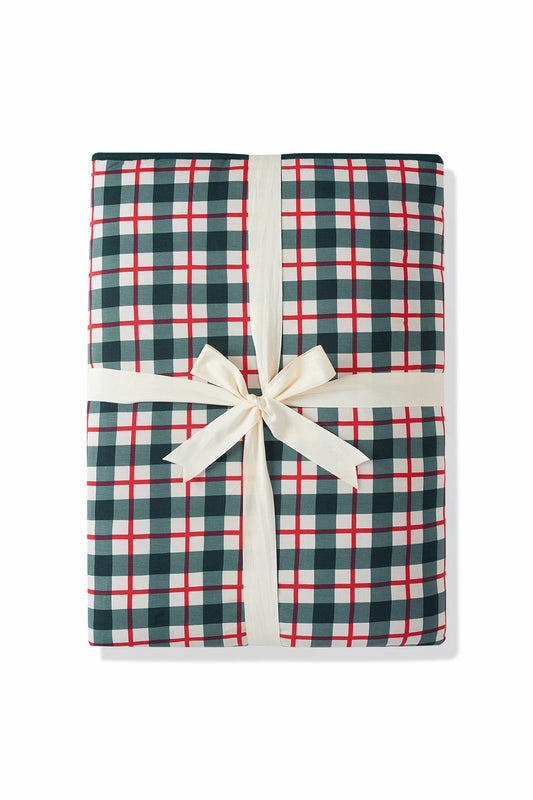 Adult Quilted Blanket in Holiday Plaid 2.5 | Kyte Baby