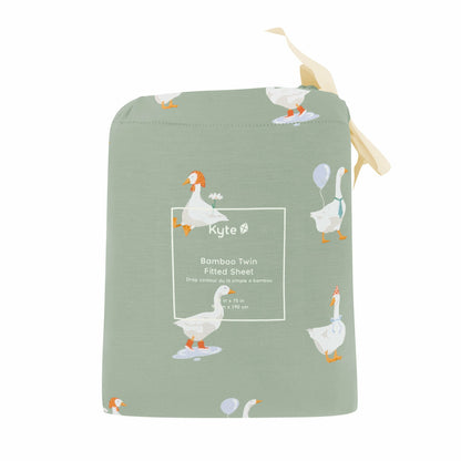 Twin Sheet in Silly Goose | Kyte Baby