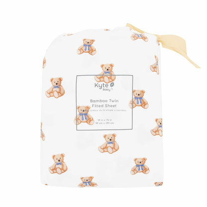 Twin Sheet in Teddy Bear | Kyte Baby