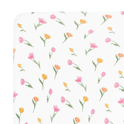 Twin Sheet in Tulip | Kyte Baby