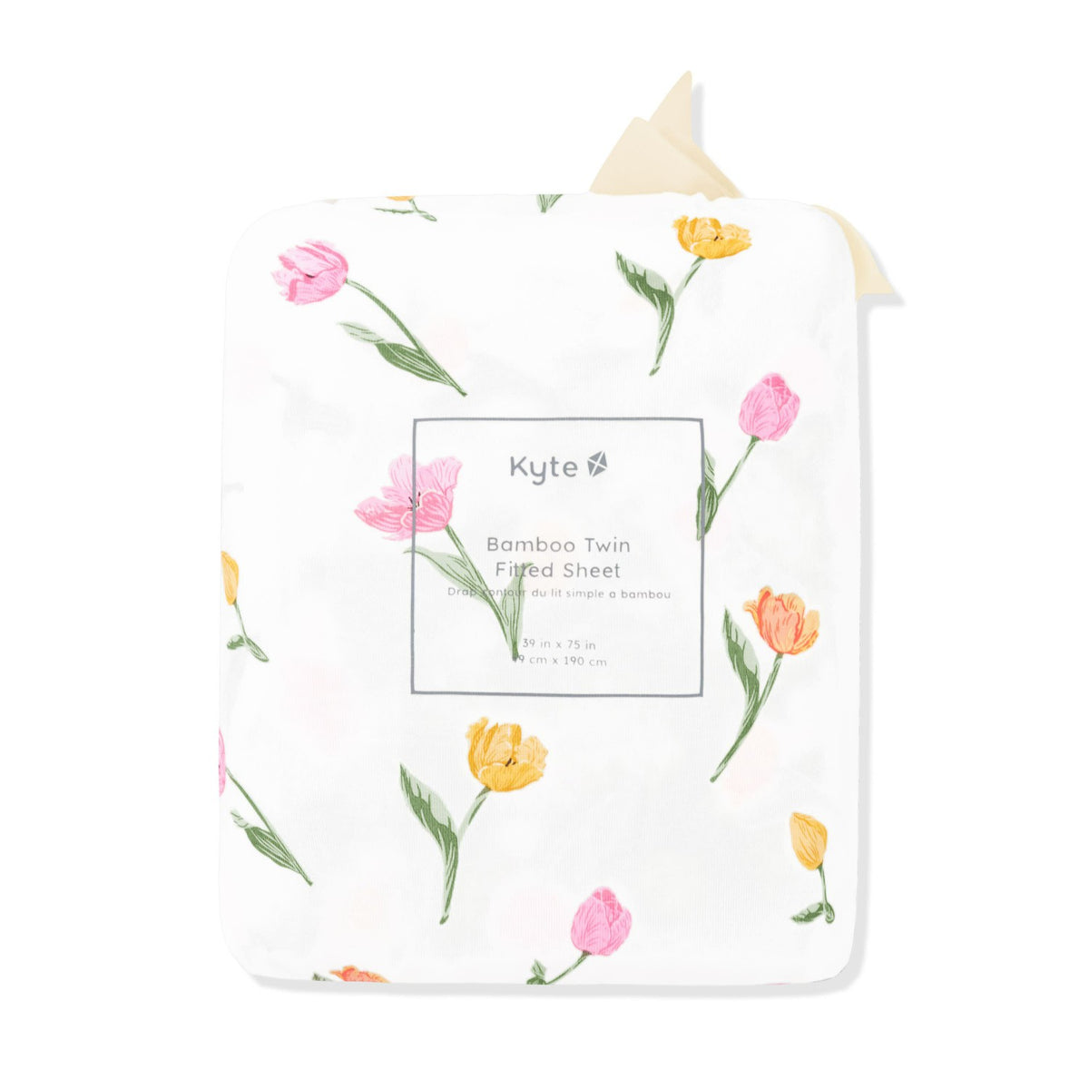 Twin Sheet in Tulip | Kyte Baby