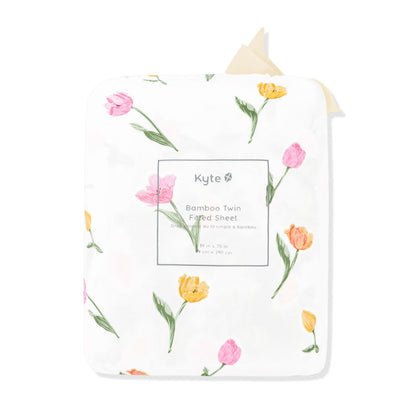 Twin Sheet in Tulip | Kyte Baby