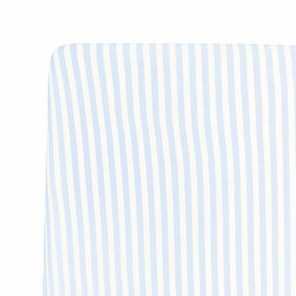 Twin Sheet in Small Mist Stripe | Kyte Baby