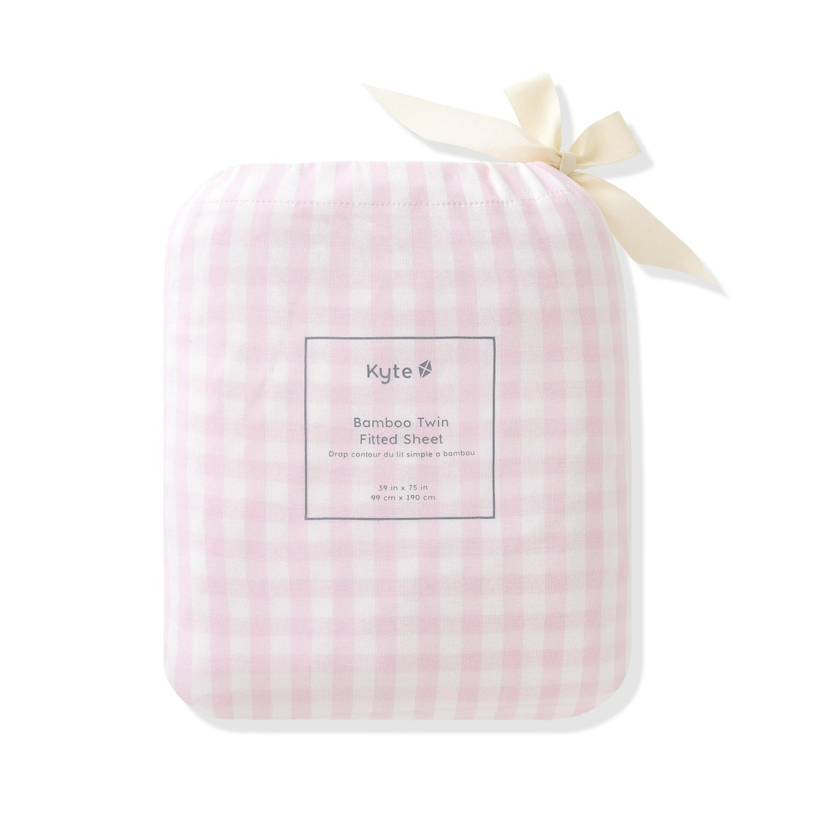 Twin Sheet in Small Sakura Stripe | Kyte Baby