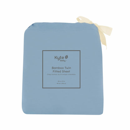 Twin Sheet in Slate | Kyte Baby