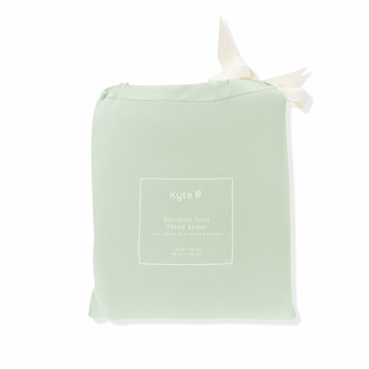 Twin Sheet in Basil | Kyte Baby