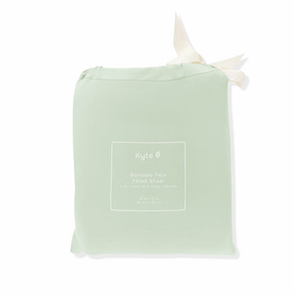 Twin Sheet in Basil | Kyte Baby