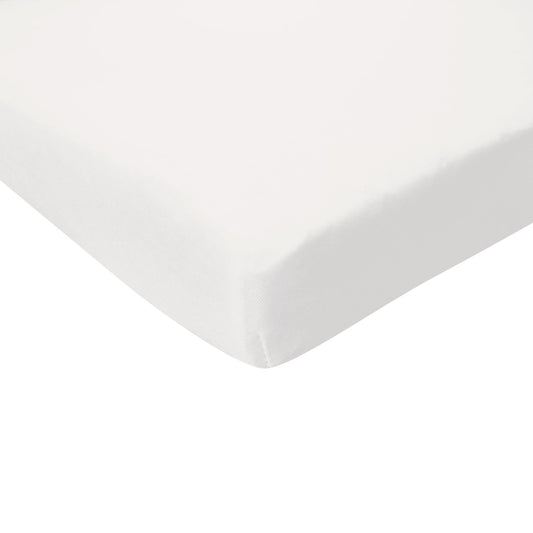 Bamboo Twin Sheet in Cloud White | Kyte Baby