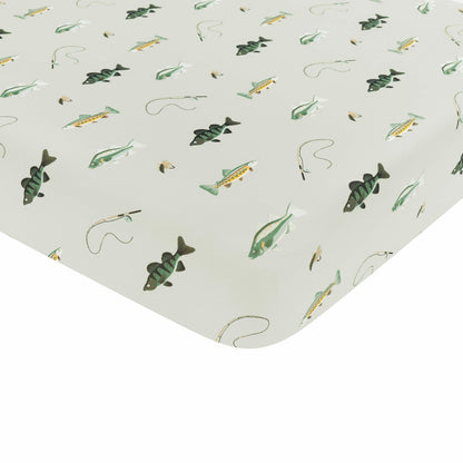 Twin Sheet in Fishing | Kyte Baby