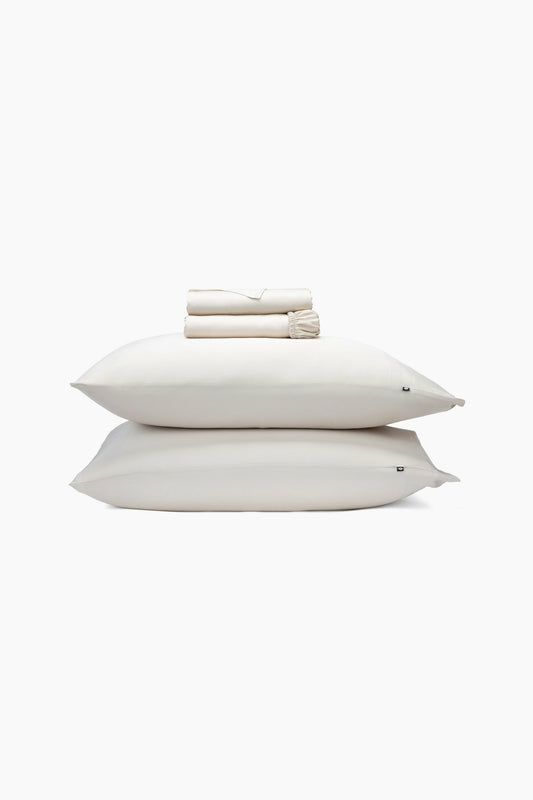 Bamboo Sateen Sheet Set in Champagne | Kyte Baby