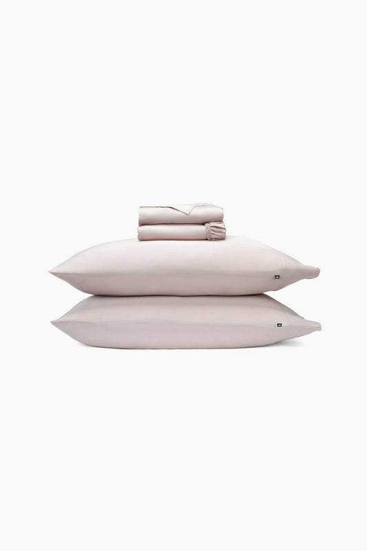 Bamboo Sateen Sheet Set in Rose Quartz | Kyte Baby