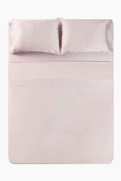 Bamboo Sateen Sheet Set in Rose Quartz | Kyte Baby