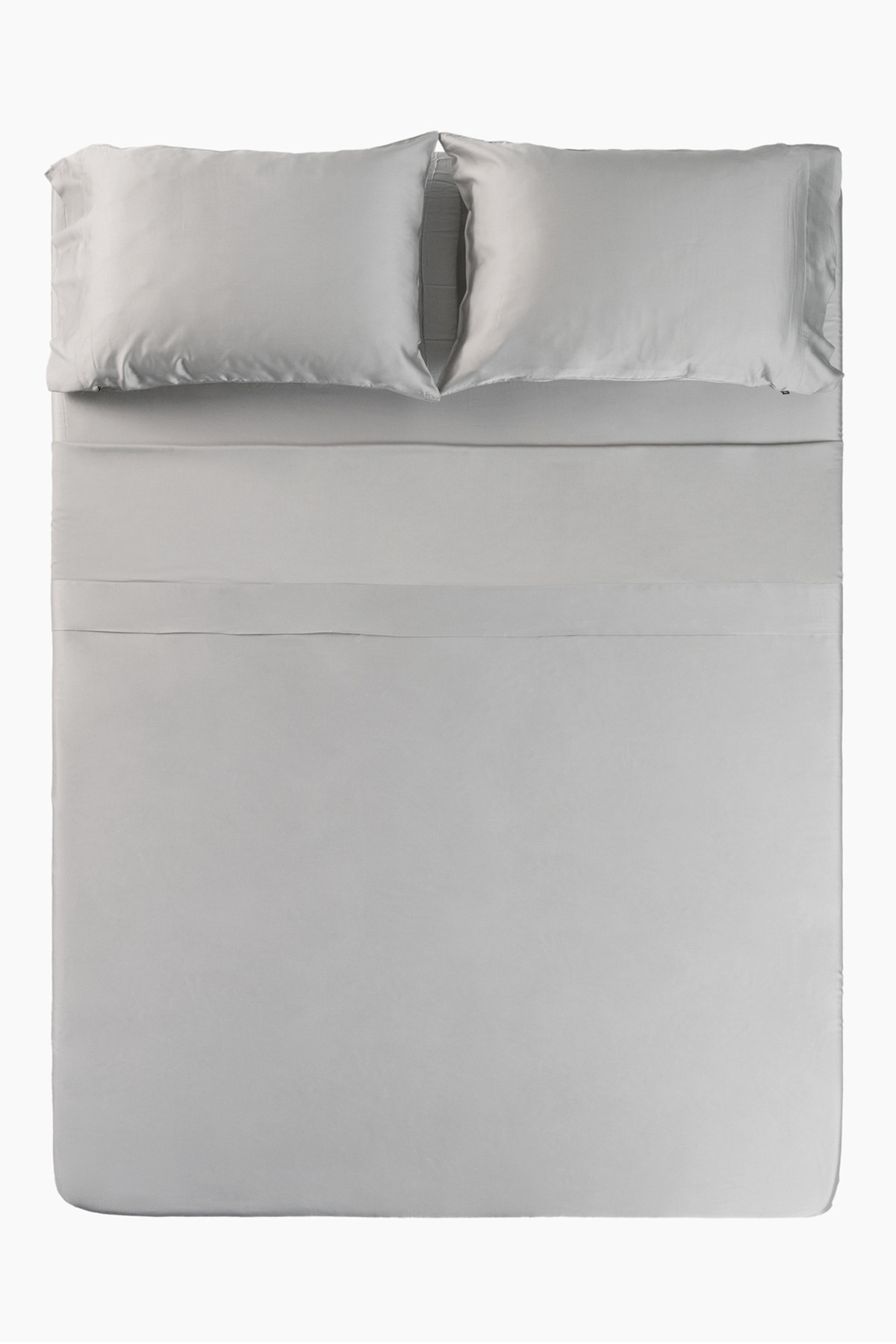 Bamboo Sateen Sheet Set in Dove Gray | Kyte Baby