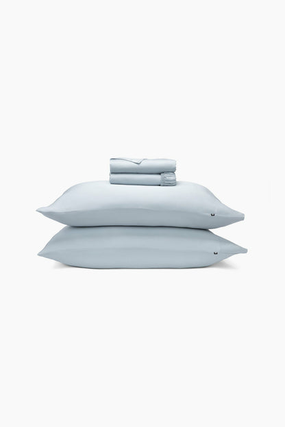 Bamboo Sateen Sheet Set in Ice | Kyte Baby