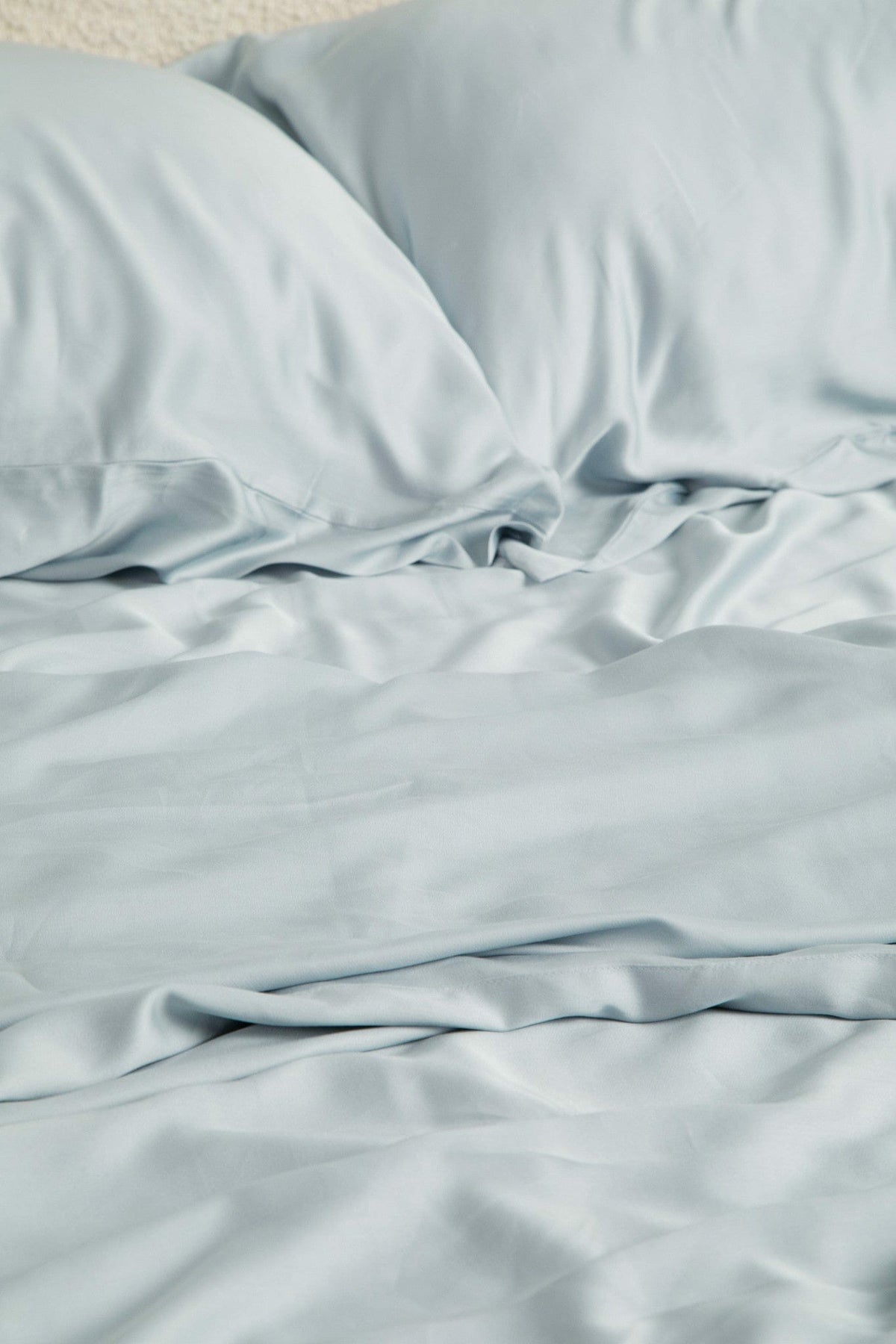 Bamboo Sateen Sheet Set in Ice | Kyte Baby
