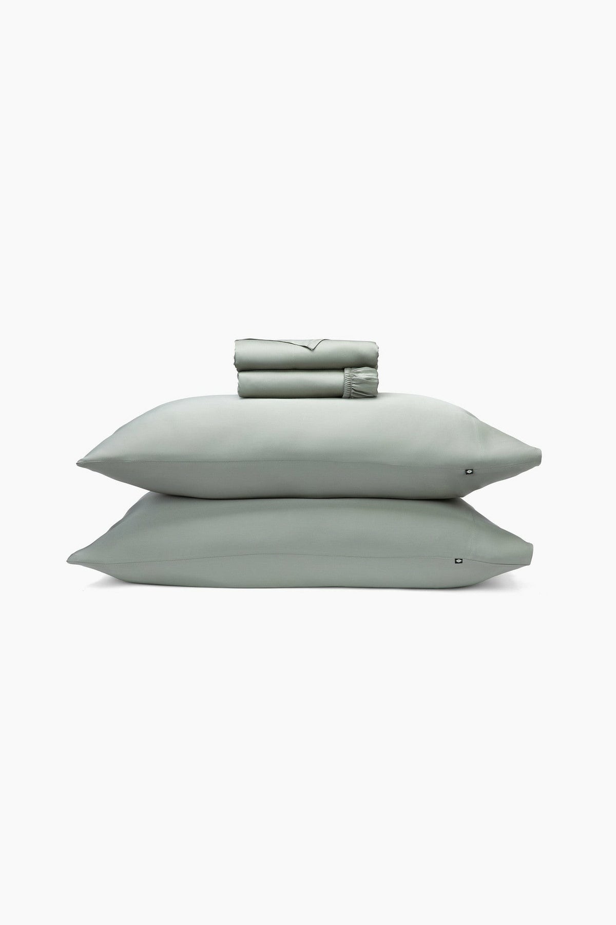 Bamboo Sateen Sheet Set in Eucalyptus | Kyte Baby