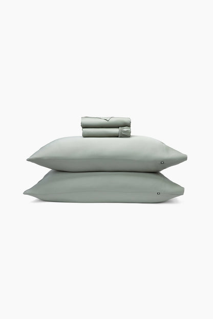 Bamboo Sateen Sheet Set in Eucalyptus | Kyte Baby