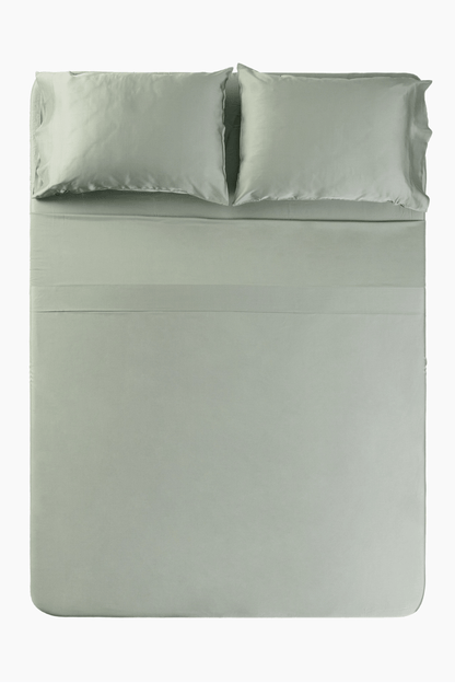 Bamboo Sateen Sheet Set in Eucalyptus | Kyte Baby