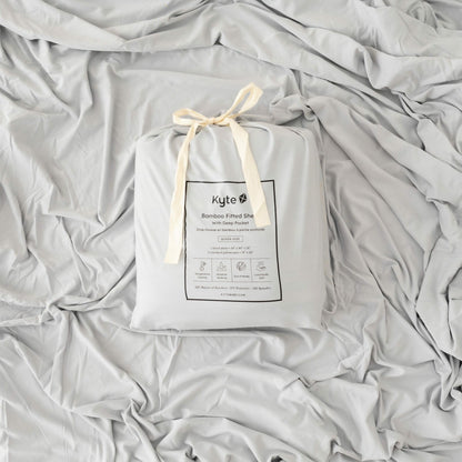 Fitted Sheet & Pillowcases Storm | Kyte Baby