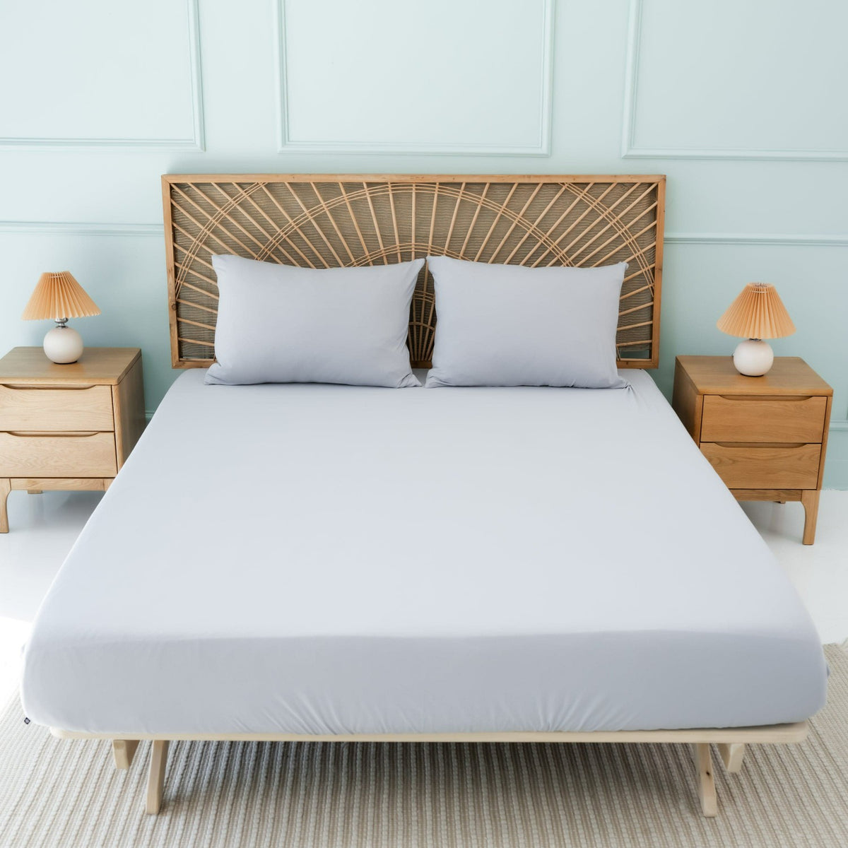 Fitted Sheet & Pillowcases Storm | Kyte Baby