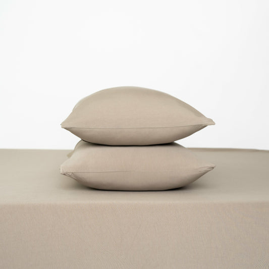 Fitted Sheet with Pillowcases in Almond | Kyte Baby