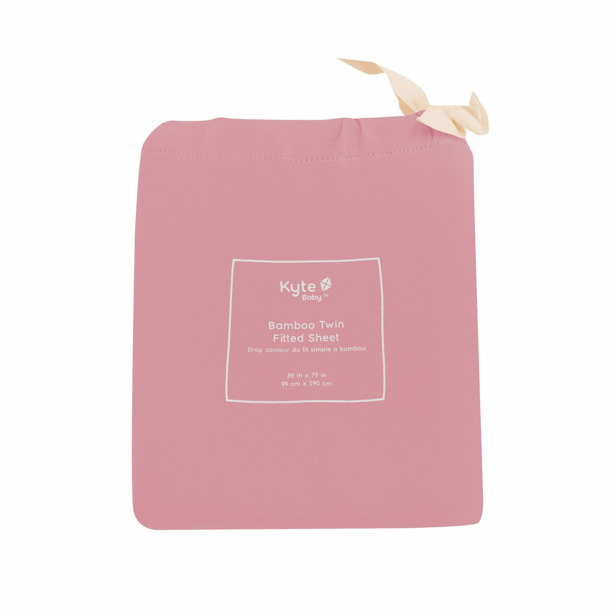 Twin Sheet in Apple Blossom | Kyte Baby